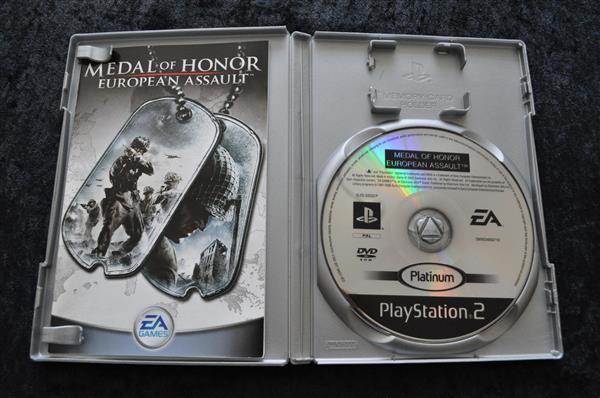 Grote foto medal of honor european assault platinum playstation 2 ps2 spelcomputers games playstation 2