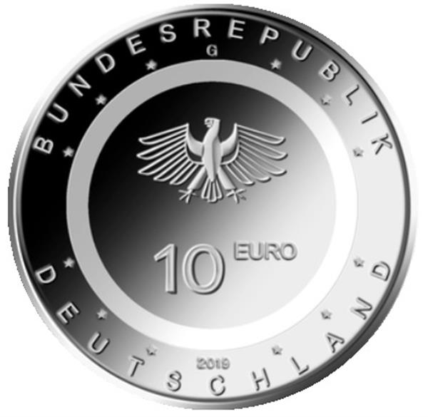 Grote foto duitsland 10 euro 2019 in de lucht verzamelen munten overige