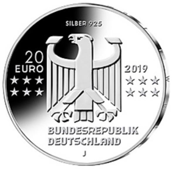 Grote foto duitsland 20 euro 2019 100 jaar bauhaus verzamelen munten overige