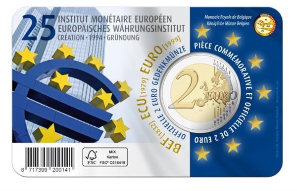 Grote foto belgi 2 euro 2019 emi coincard nederlands verzamelen munten overige