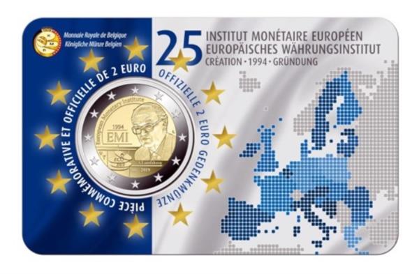 Grote foto belgi 2 euro 2019 emi coincard frans verzamelen munten overige