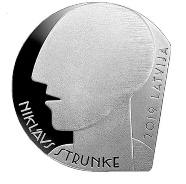 Grote foto letland 5 euro 2019 niklavs strunke verzamelen munten overige