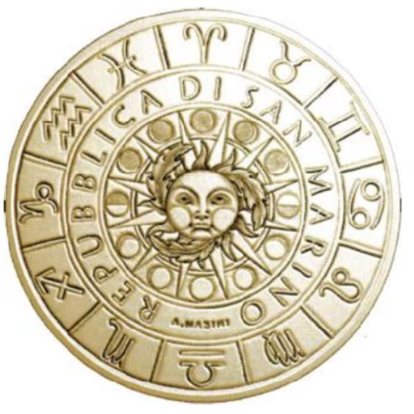 Grote foto san marino 5 euro 2019 zodiac maagd verzamelen munten overige