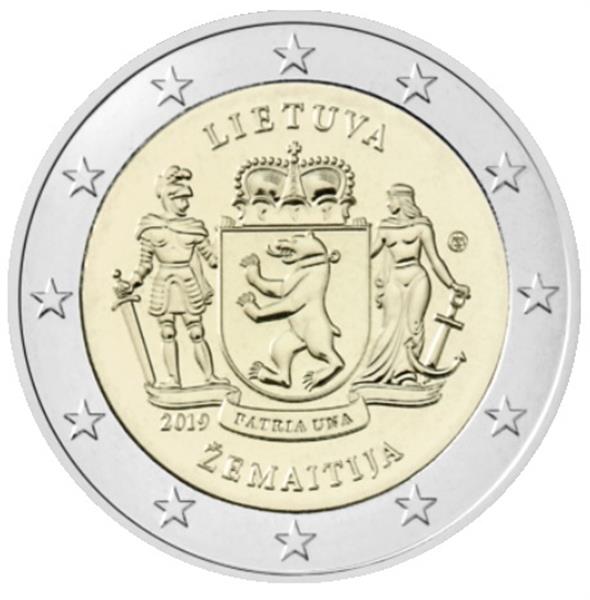 Grote foto litouwen 2 euro 2019 samogiti verzamelen munten overige