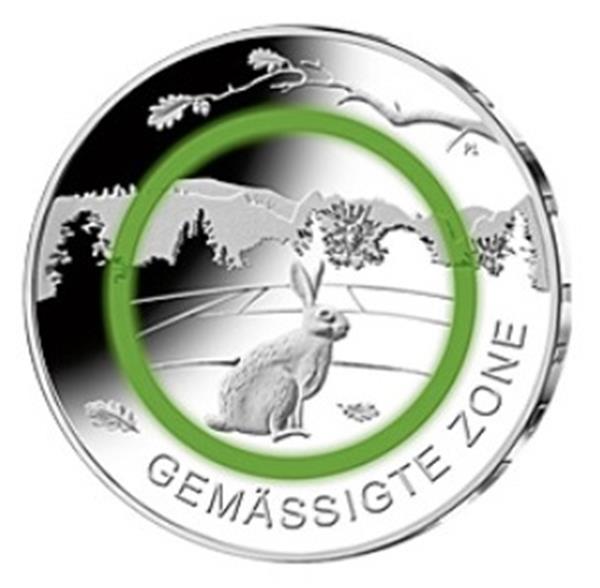 Grote foto duitsland 5 euro 2019 proof gematigde zone verzamelen munten overige