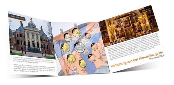 Grote foto nederland bu 2019 themaset het koninklijk gezin verhuisd verzamelen munten overige