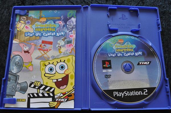 Grote foto spongebob squarepants licht uit camera aan playstation 2 ps2 spelcomputers games playstation 2