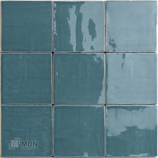 Grote foto oud makkum blauwe handvorm tegels 13x13 cm 0 5m doe het zelf en verbouw tegels
