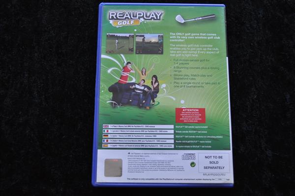 Grote foto realplay golf playstation 2 ps2 spelcomputers games playstation 2