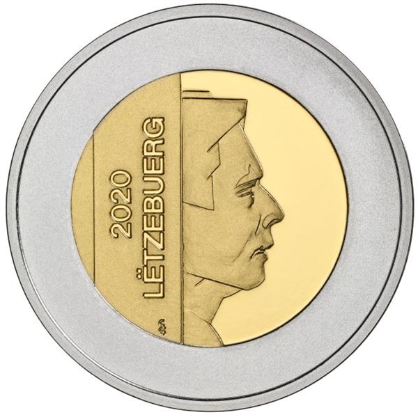 Grote foto luxemburg 5 euro 2020 adderwortel verzamelen munten overige