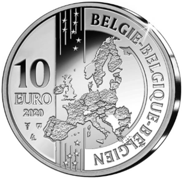 Grote foto belgi 10 euro 2020 christoffel plantijn verzamelen munten overige