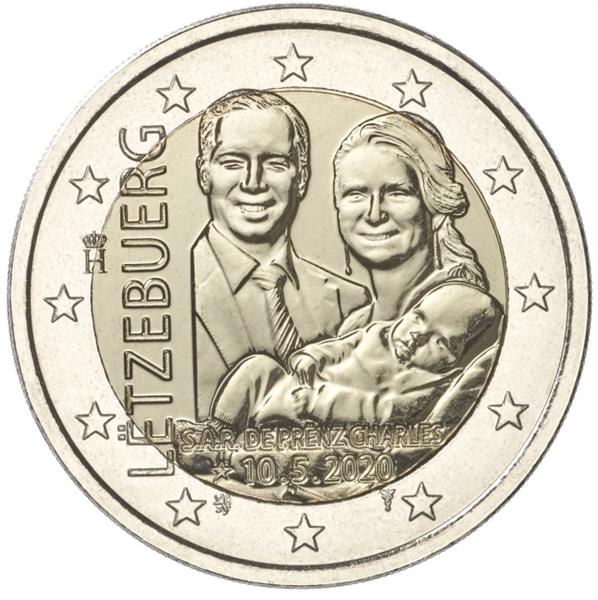Grote foto luxemburg 2 euro 2020 prins charles reli f variant verzamelen munten overige