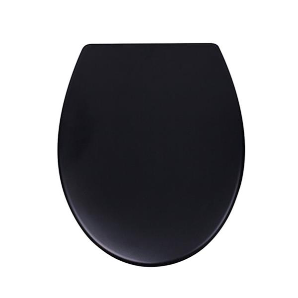 Grote foto malta softclose one touch toiletzitting deksel mat zwart doe het zelf en verbouw sanitair