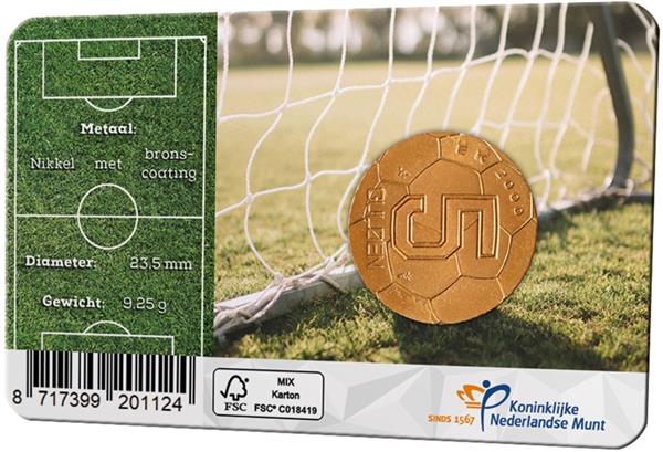 Grote foto nederland coincard 2021 het ek vijfje verzamelen munten overige
