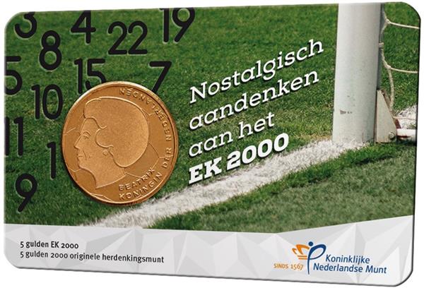 Grote foto nederland coincard 2021 het ek vijfje verzamelen munten overige