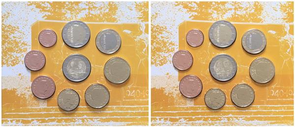 Grote foto luxemburg bu 2021 2 sets 2 euro huwelijk jean foto verzamelen munten overige