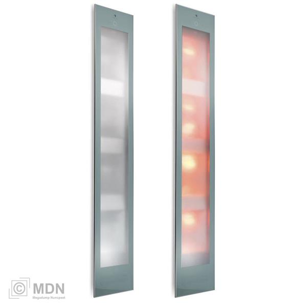 Grote foto sunshower square deluxe organic grey infrarood en uv beauty en gezondheid zonnebanken