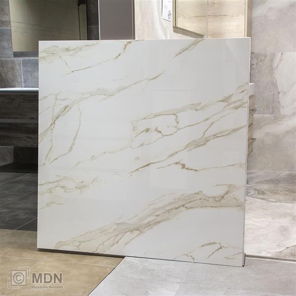 Grote foto marmer look gold divine vloertegels keramiek 120x120 cm 2 88m doe het zelf en verbouw tegels