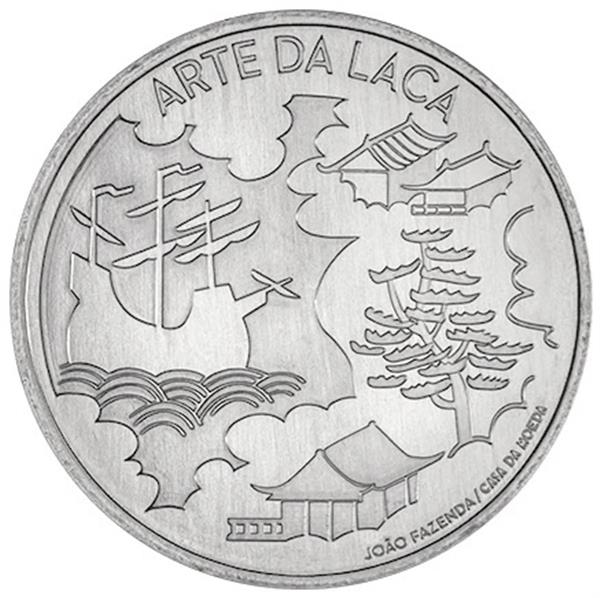 Grote foto portugal 5 euro 2021 japans lakwerk verzamelen munten overige
