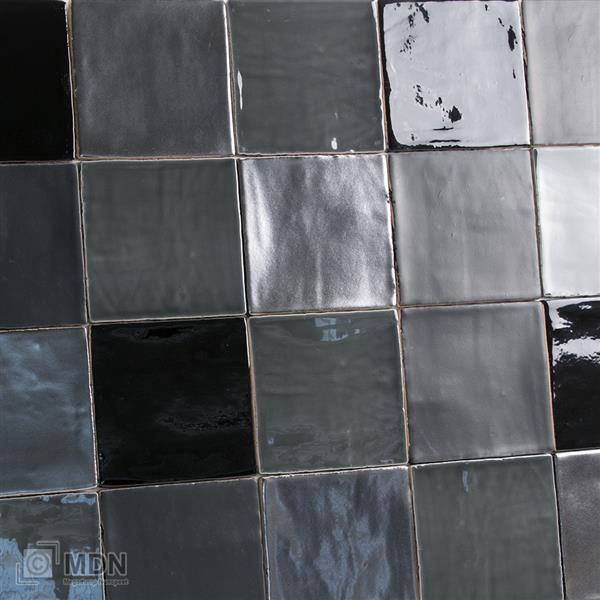 Grote foto handvormtegels 13x13 platinum black grey en black matte 0 5m doe het zelf en verbouw tegels