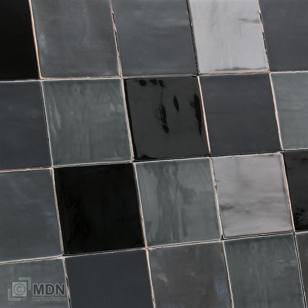 Grote foto handvormtegels 13x13 platinum black grey en black matte 0 5m doe het zelf en verbouw tegels