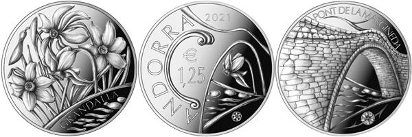 Grote foto andorra 2 x 1 25 euro 2021 verzamelen munten overige