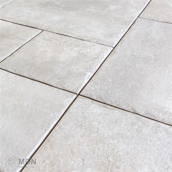 Grote foto romaans verband tegels module vloertegels licht grijs beige 1m doe het zelf en verbouw tegels