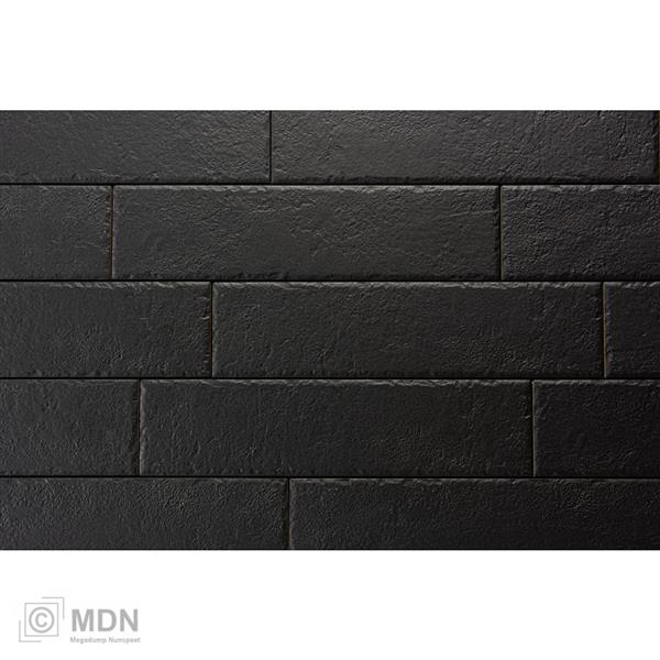 Grote foto emil ceramica brixen stone black mat zwarte bricks 7x28 cm doe het zelf en verbouw tegels