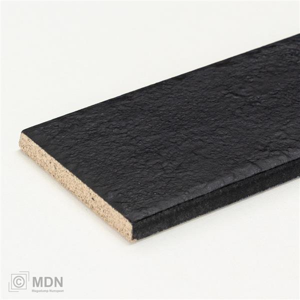 Grote foto emil ceramica brixen stone black mat zwarte bricks 7x28 cm doe het zelf en verbouw tegels
