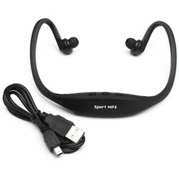 Grote foto mp3 speler headset in ear koptelefoon sd draadloos hardlopen 4 kleuren audio tv en foto mp3 accessoires overige