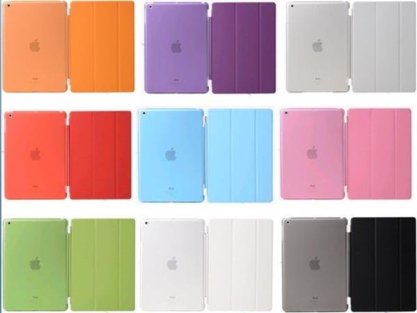 Grote foto smartcase back cover ipad air 1 2 case hoes sleeve 4 kleuren telecommunicatie mobieltjes