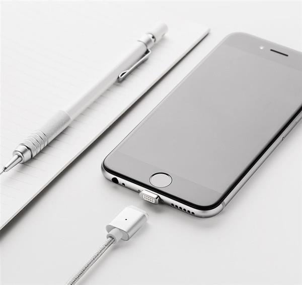 Grote foto magnetisch iphone 11 12 13 oplaad kabel oplader ipad usb gevlochten telecommunicatie opladers en autoladers