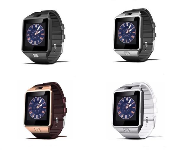 Grote foto smartwatch smart watch bluetooth sim horloge android ios 2 kleuren 2 kleding dames horloges
