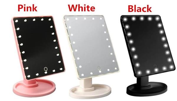 Grote foto make up spiegel led 360 graden makeup make up verlichting 3 kleuren 2 beauty en gezondheid gezichtsverzorging