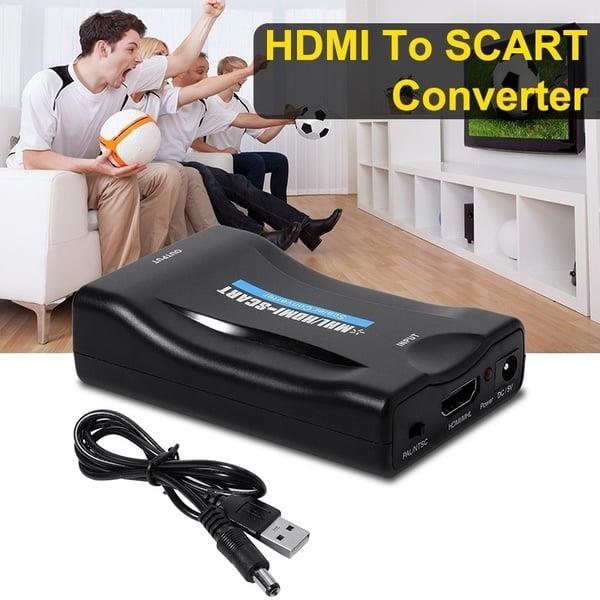 Grote foto hdmi scart convertor adapter omvormer schakelaar verloop audio tv en foto onderdelen en accessoires