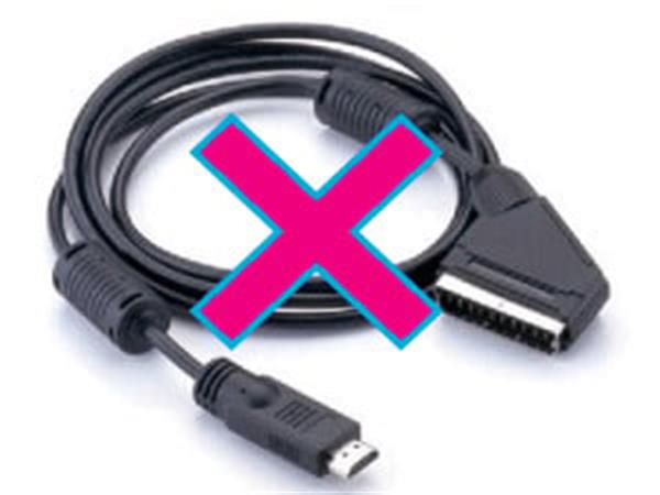 Grote foto hdmi scart convertor adapter omvormer schakelaar verloop audio tv en foto onderdelen en accessoires