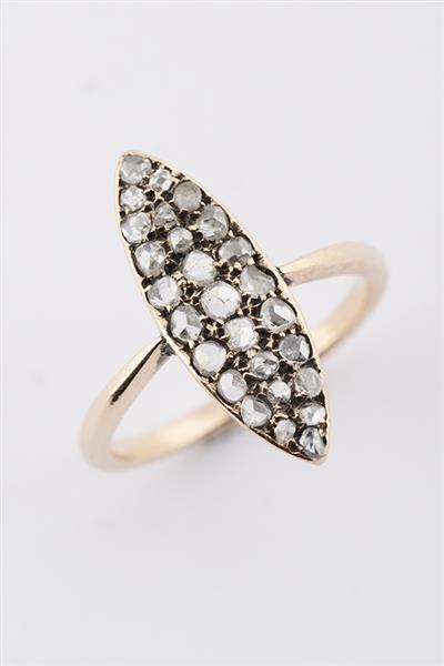 Grote foto gouden markies ring met diamanten sieraden tassen en uiterlijk ringen voor haar