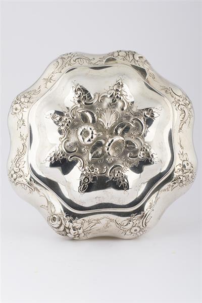 Grote foto antieke zilveren theebus antiek en kunst overige in antiek gebruiksvoorwerpen