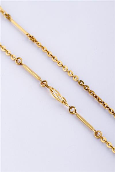 Grote foto 14 krt. gouden fantasie collier. sieraden tassen en uiterlijk kettingen