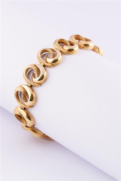 Grote foto gouden fantasie schakel armband sieraden tassen en uiterlijk armbanden voor haar