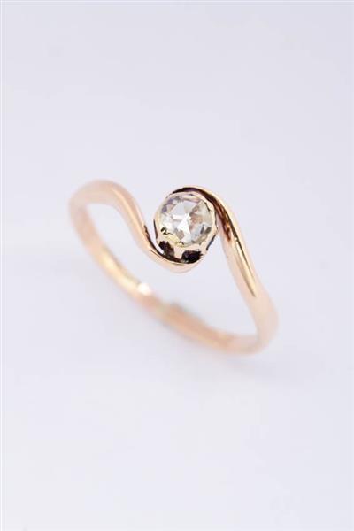 Grote foto antieke gouden slag ring met een diamant sieraden tassen en uiterlijk ringen voor haar