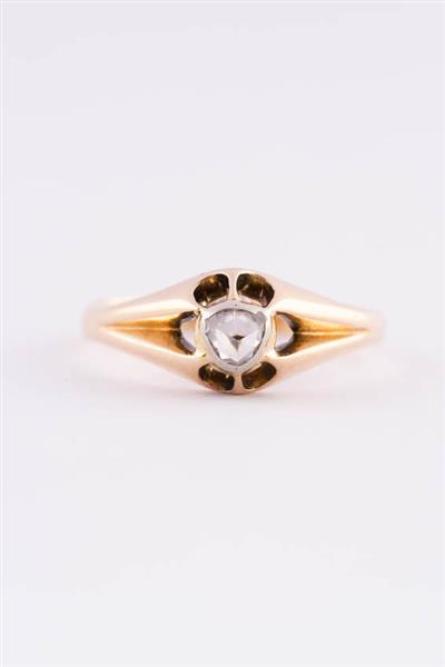 Grote foto antieke gouden ring met diamant sieraden tassen en uiterlijk ringen voor haar