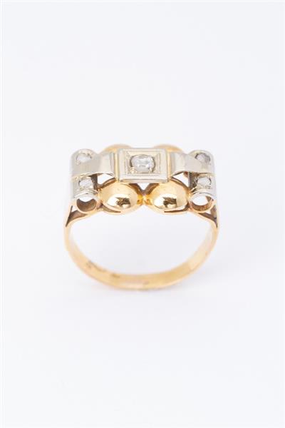 Grote foto gouden d mod retro ring met diamanten sieraden tassen en uiterlijk ringen voor haar