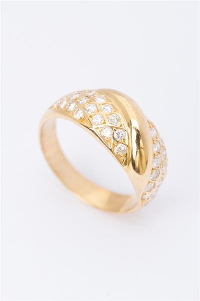 Grote foto gouden ring met 34 briljanten portugal sieraden tassen en uiterlijk ringen voor haar