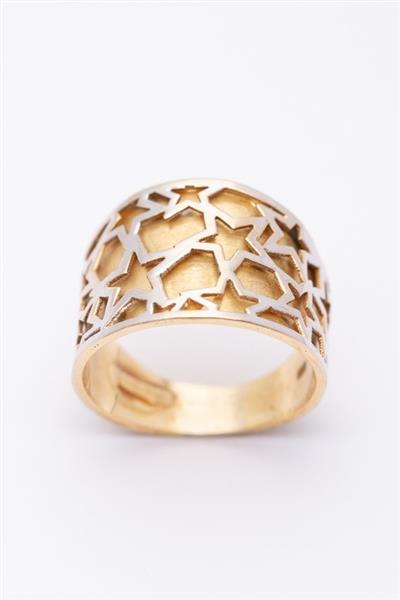 Grote foto 18 krt. wit geel gouden ring sieraden tassen en uiterlijk ringen voor haar