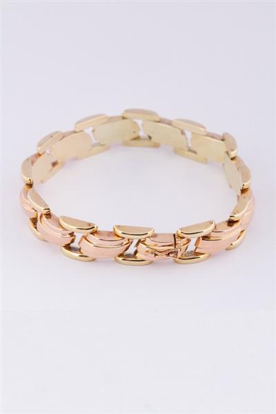 Grote foto gouden bi color schakel armband sieraden tassen en uiterlijk armbanden voor haar