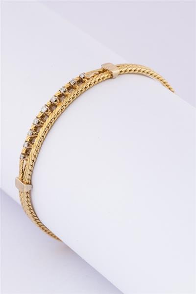 Grote foto gouden armband met briljanten sieraden tassen en uiterlijk armbanden voor haar