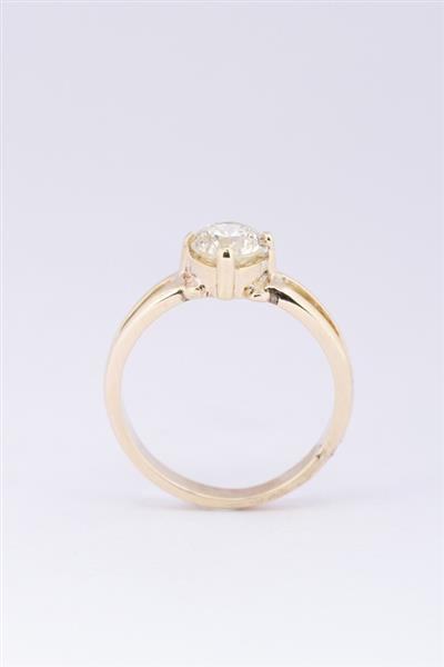 Grote foto solitair ring met briljant sieraden tassen en uiterlijk ringen voor haar