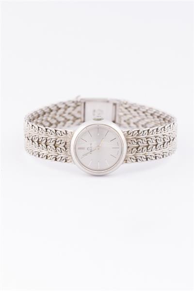 Grote foto wit gouden horloge kleding dames horloges