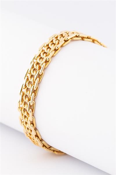 Grote foto wit geel gouden armband met in de sluiting saffieren sieraden tassen en uiterlijk armbanden voor haar
